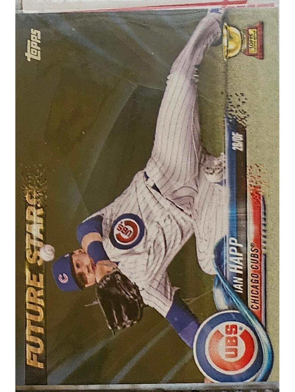 2018 Topps FOIL INSERT #118 Ian Happ - Chicago Cubs - STAR ROOKIE no. 1933/2018